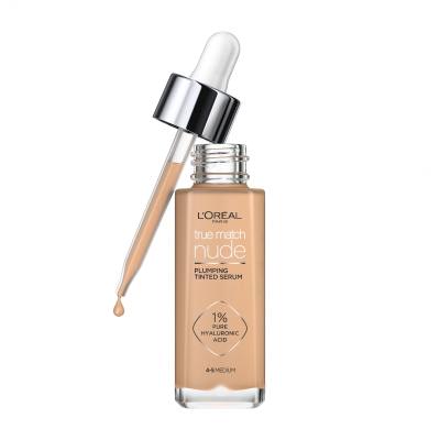 L&#039;Oréal Paris True Match Nude Plumping Tinted Serum Make up για γυναίκες 30 ml Απόχρωση 4-5 Medium