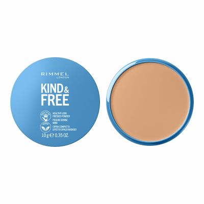 Rimmel London Kind &amp; Free Healthy Look Pressed Powder Πούδρα για γυναίκες 10 gr Απόχρωση 020 Light