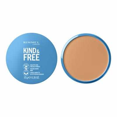 Rimmel London Kind &amp; Free Healthy Look Pressed Powder Πούδρα για γυναίκες 10 gr Απόχρωση 030 Medium