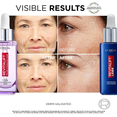 L&#039;Oréal Paris Revitalift Laser Pure Retinol Night Serum Ορός προσώπου για γυναίκες 50 ml