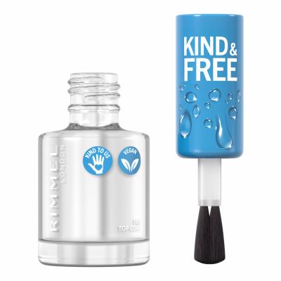 Rimmel London Kind &amp; Free Βερνίκια νυχιών για γυναίκες 8 ml Απόχρωση 150 Top Coat