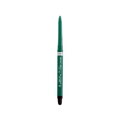 L&#039;Oréal Paris Infaillible Grip 36H Gel Automatic Eye Liner Μολύβι για τα μάτια για γυναίκες 1,2 gr Απόχρωση 008 Emerald Green