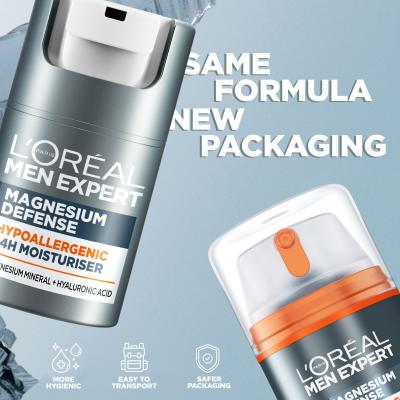 L&#039;Oréal Paris Men Expert Magnesium Defence 24H Κρέμα προσώπου ημέρας για άνδρες 50 ml