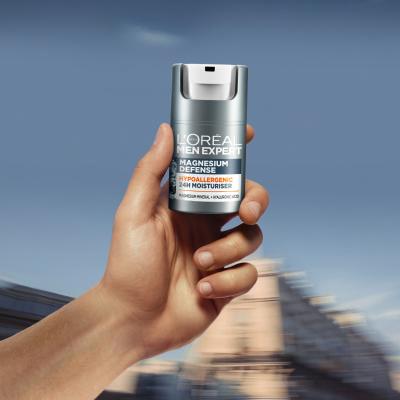 L&#039;Oréal Paris Men Expert Magnesium Defence 24H Κρέμα προσώπου ημέρας για άνδρες 50 ml