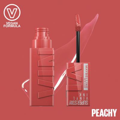 Maybelline Superstay Vinyl Ink Liquid Κραγιόν για γυναίκες 4,2 ml Απόχρωση 15 Peachy