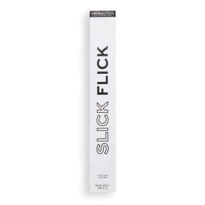 Revolution Relove Slick Flick Eyeliner για γυναίκες 0,7 gr Απόχρωση Black