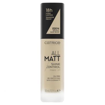 Catrice All Matt Make up για γυναίκες 30 ml Απόχρωση 020 N Neutral Nude Beige