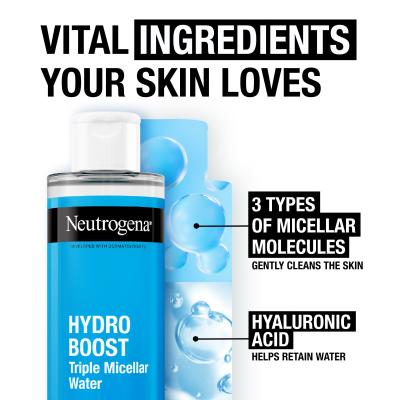 Neutrogena Hydro Boost Triple Micellar Water Μικυλλιακό νερό 400 ml