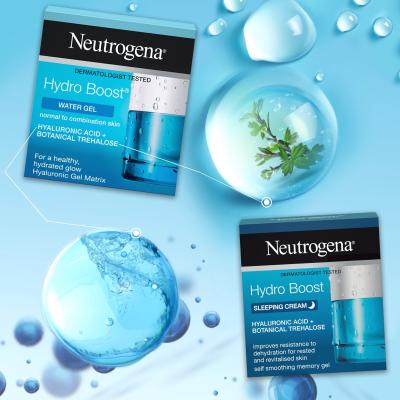 Neutrogena Hydro Boost Σετ δώρου Κρέμα προσώπου ημέρας Hydro Boost Water Gel 50 ml + κρέμα προσώπου νύχτας Hydro Boost Sleeping Cream 50 ml