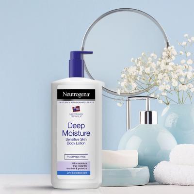 Neutrogena Norwegian Formula Deep Moisture Dry, Sensitive Skin Λοσιόν σώματος 400 ml