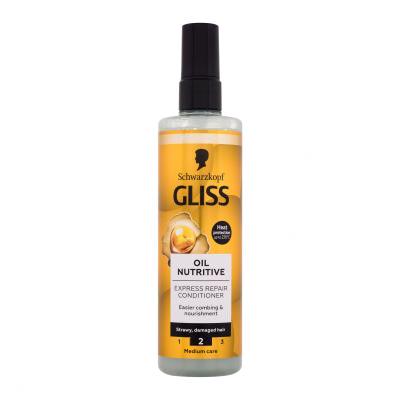 Schwarzkopf Gliss Oil Nutritive Express-Repair-Conditioner Μαλακτικό μαλλιών για γυναίκες 200 ml