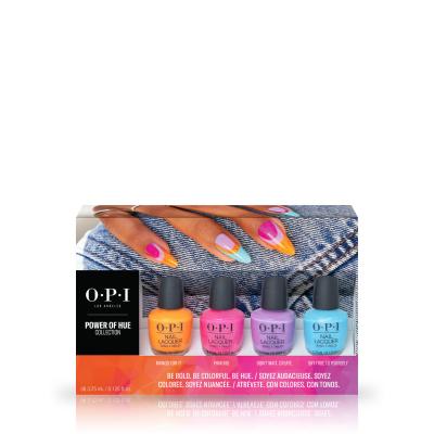 OPI Nail Lacquer Power Of Hue Collection Σετ δώρου Βερνίκι νυχιών 3,75 ml + βερνίκι νυχιών 3,75 ml Pink Big NL B004 + βερνίκι νυχιών 3,75 ml Don´t Wait Create NL B006 + βερνίκι νυχιών 3,75 ml Sky True to Yourself NL B 007