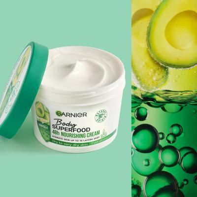 Garnier Body Superfood 48h Nourishing Cream Avocado Oil + Omega 6 Κρέμα σώματος για γυναίκες 380 ml