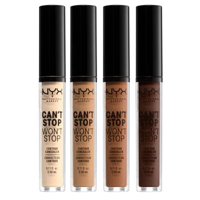 NYX Professional Makeup Can&#039;t Stop Won&#039;t Stop Contour Concealer Concealer για γυναίκες 3,5 ml Απόχρωση 1.5 Fair