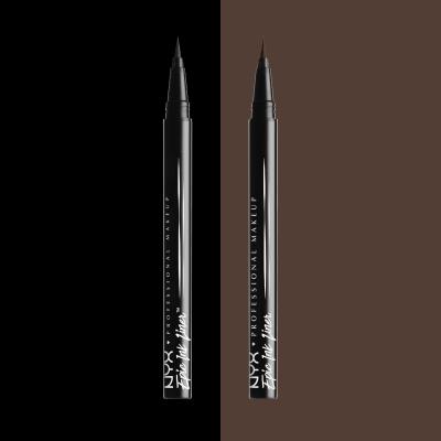 NYX Professional Makeup Epic Ink Liner Eyeliner για γυναίκες 1 ml Απόχρωση 02 Brown