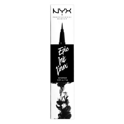 NYX Professional Makeup Epic Ink Liner Eyeliner για γυναίκες 1 ml Απόχρωση 01 Black