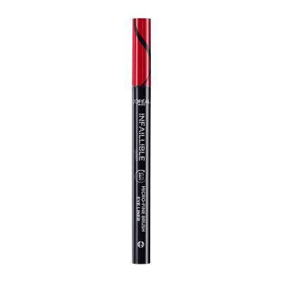 L&#039;Oréal Paris Infaillible Grip 36H Micro-Fine Brush Eye Liner Eyeliner για γυναίκες 0,4 gr Απόχρωση 01 Obsidian Black