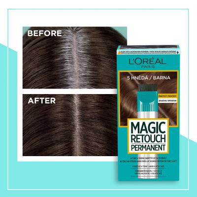 L&#039;Oréal Paris Magic Retouch Permanent Βαφή μαλλιών για γυναίκες 18 ml Απόχρωση 4 Dark Brown