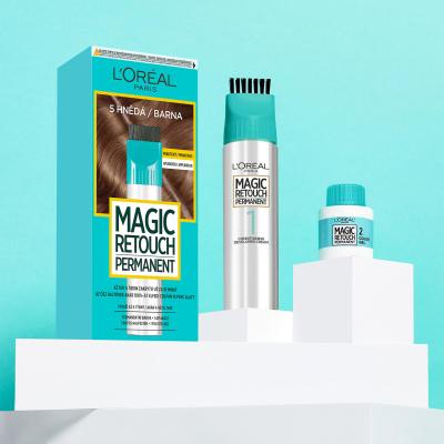 L&#039;Oréal Paris Magic Retouch Permanent Βαφή μαλλιών για γυναίκες 18 ml Απόχρωση 6 Light Brown