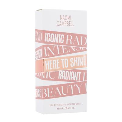 Naomi Campbell Here To Shine Eau de Toilette για γυναίκες 15 ml