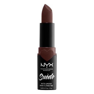 NYX Professional Makeup Suède Matte Lipstick Κραγιόν για γυναίκες 3,5 gr Απόχρωση 07 Cold Brew