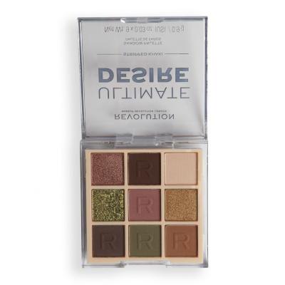 Makeup Revolution London Ultimate Desire Σκιές ματιών για γυναίκες 8,1 gr Απόχρωση Stripped Khaki