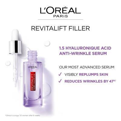 L&#039;Oréal Paris Revitalift Filler HA 1,5% Ορός προσώπου για γυναίκες 30 ml