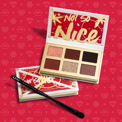 NYX Professional Makeup Mrs. Claus Σκιές ματιών για γυναίκες 10,2 gr Απόχρωση 01 Not So Nice