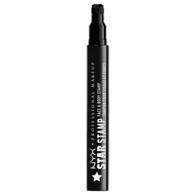 NYX Professional Makeup Star Stamp Face &amp; Body Stamp Eyeliner για γυναίκες 0,96 ml Απόχρωση 01 Star Studded