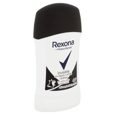 Rexona MotionSense Invisible Black + White Αντιιδρωτικό για γυναίκες 40 ml