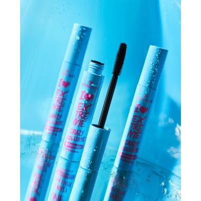 Essence I Love Extreme Crazy Volume Waterproof Μάσκαρα για γυναίκες 12 ml Απόχρωση Black