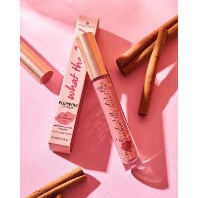 Essence What The Fake! Plumping Lip Filler Lip Gloss για γυναίκες 4,2 ml Απόχρωση 02 Oh My Nude!