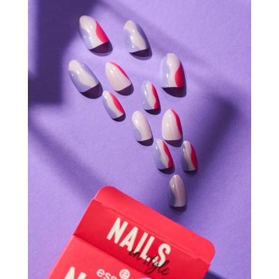 Essence Nails In Style Τεχνητά νύχια για γυναίκες Απόχρωση 13 Stay Wavy Σετ