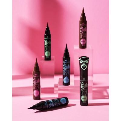 Essence Lash Princess Liner Waterproof Eyeliner για γυναίκες 3 ml Απόχρωση Black