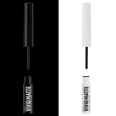 NYX Professional Makeup Vivid Matte Eyeliner για γυναίκες 2 ml Απόχρωση 01 Black