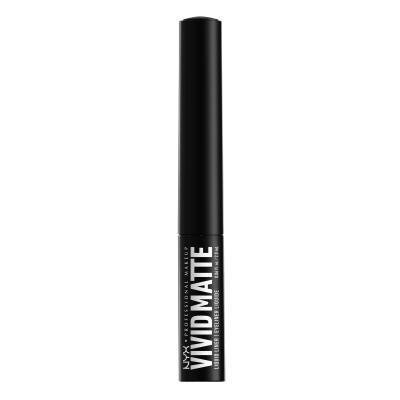 NYX Professional Makeup Vivid Matte Eyeliner για γυναίκες 2 ml Απόχρωση 01 Black