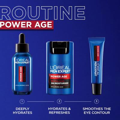 L&#039;Oréal Paris Men Expert Power Age Revitalising Eye Care Κρέμα ματιών για άνδρες 15 ml