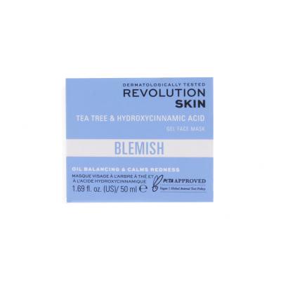 Revolution Skincare Blemish Tea Tree &amp; Hydroxycinnamic Acid Face Mask Μάσκα προσώπου για γυναίκες 50 ml