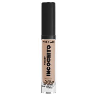 Wet n Wild MegaLast Incognito All-Day Full Coverage Concealer Concealer για γυναίκες 5,5 ml Απόχρωση Light Honey