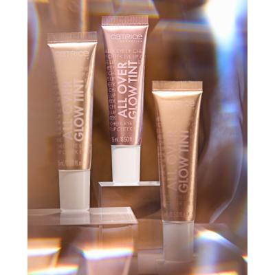 Catrice All Over Glow Tint Highlighter για γυναίκες 15 ml Απόχρωση 010 Beaming Diamond