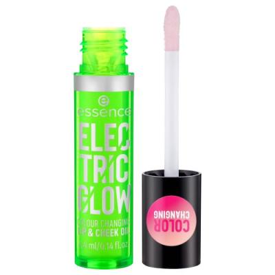 Essence Electric Glow Colour Changing Lip &amp; Cheek Oil Λάδι χειλιών για γυναίκες 4,4 ml