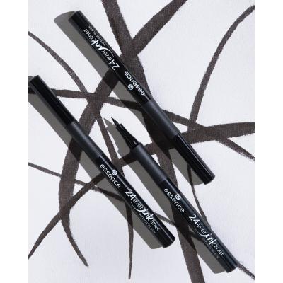 Essence 24Ever Ink Liner Eyeliner για γυναίκες 1,2 ml Απόχρωση Intense Black