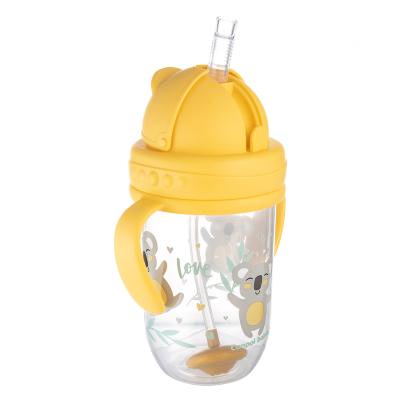 Canpol babies Exotic Animals Non-Spill Expert Cup With Weighted Straw Yellow Ποτήρι για παιδιά 270 ml