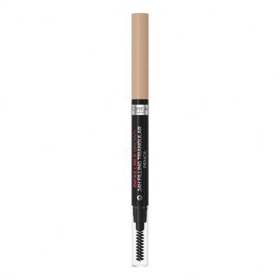 L&#039;Oréal Paris Infaillible Brows 24H Filling Triangular Pencil Μολύβι για τα φρύδια για γυναίκες 1 ml Απόχρωση 07 Blonde