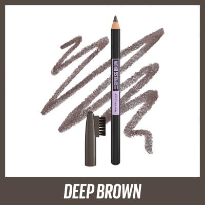 Maybelline Express Brow Shaping Pencil Μολύβι για τα φρύδια για γυναίκες 4,3 gr Απόχρωση 05 Deep Brown