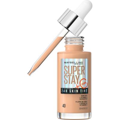 Maybelline Superstay 24H Skin Tint + Vitamin C Make up για γυναίκες 30 ml Απόχρωση 40