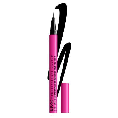 NYX Professional Makeup Jumbo Lash! 2in1 Liner &amp; Lash Adhesive Eyeliner για γυναίκες 1 ml Απόχρωση 01 Black