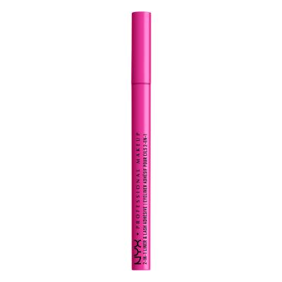 NYX Professional Makeup Jumbo Lash! 2in1 Liner &amp; Lash Adhesive Eyeliner για γυναίκες 1 ml Απόχρωση 01 Black