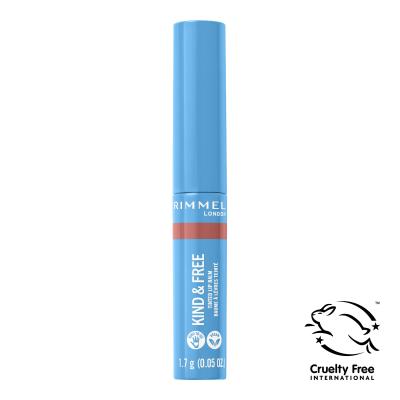 Rimmel London Kind &amp; Free Tinted Lip Balm Βάλσαμο για τα χείλη για γυναίκες 4 gr Απόχρωση 002 Natural Apricot