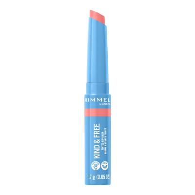 Rimmel London Kind &amp; Free Tinted Lip Balm Βάλσαμο για τα χείλη για γυναίκες 4 gr Απόχρωση 004 Hibiscus Blaze